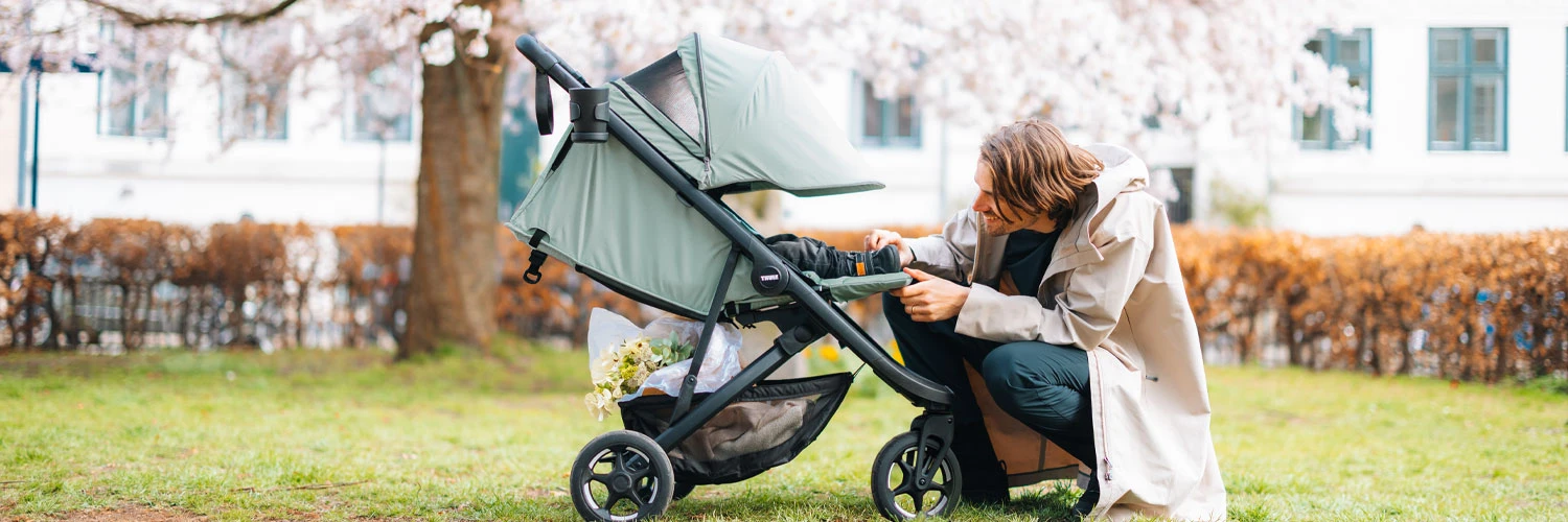 Thule Spring 2 - miejska spacerówka, wózek dziecięcy | Mid Mėlyna aprašymas - Prekės nuotrauka