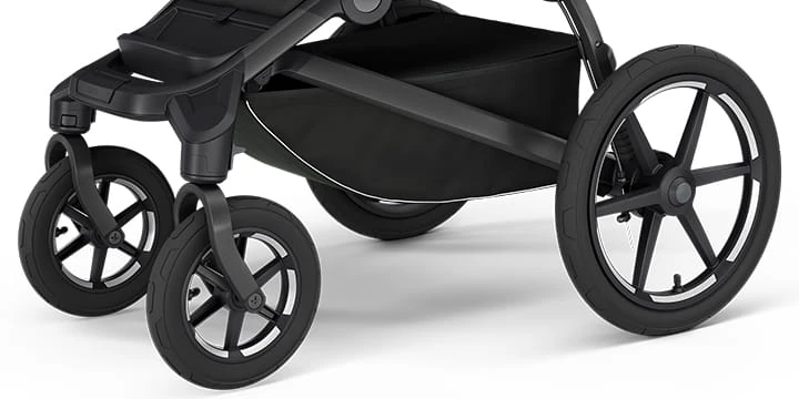 THULE Urban Glide 4 Wheel - keturratis bekelės vežimėlis | Švelni smėlio spalvos aprašymas - Prekės nuotrauka