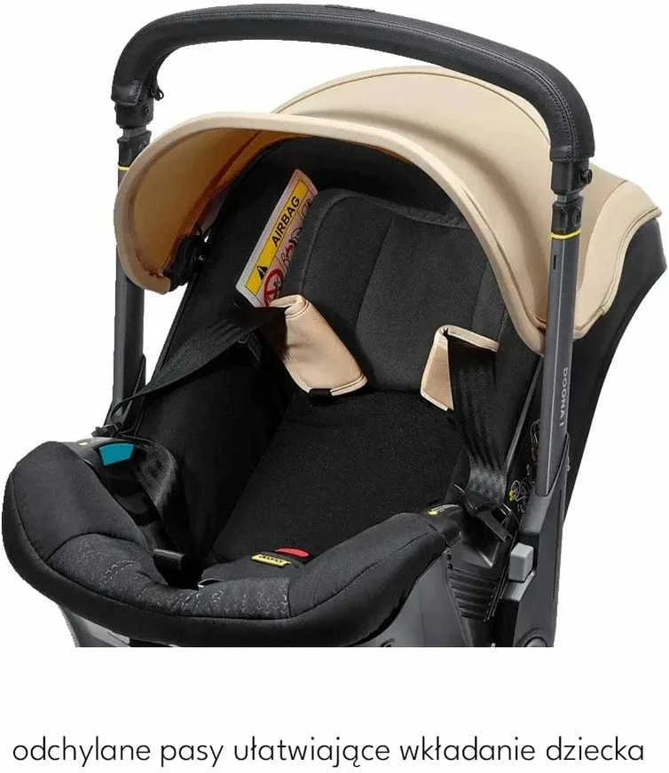 Automobilinė kėdutė - vežimėlis Doona i, 0-13 kg, Sahara Sand