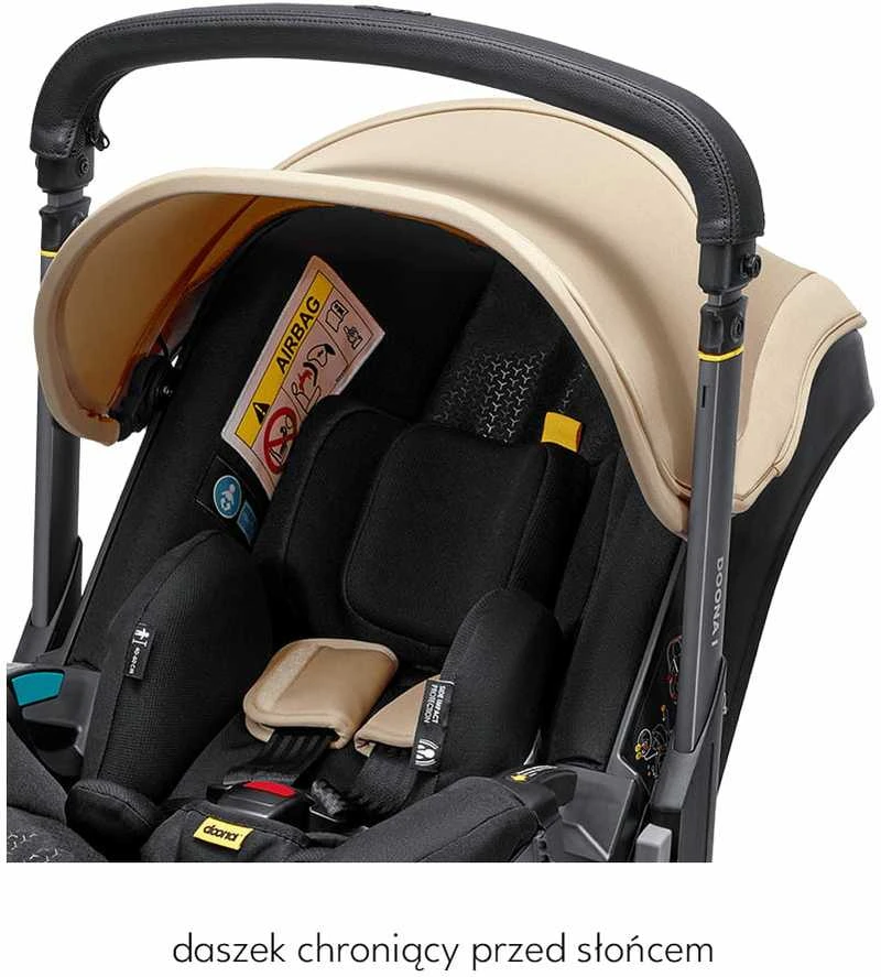 Automobilinė kėdutė - vežimėlis Doona i, 0-13 kg, Sahara Sand