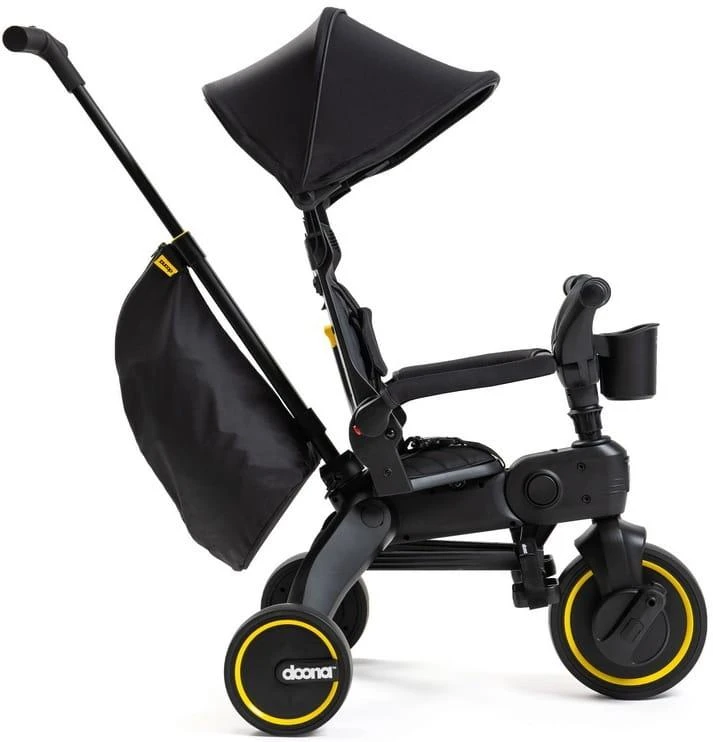 Doona Liki Trike S5 5in1 Sulankstomas triratis dviratukas, juodas