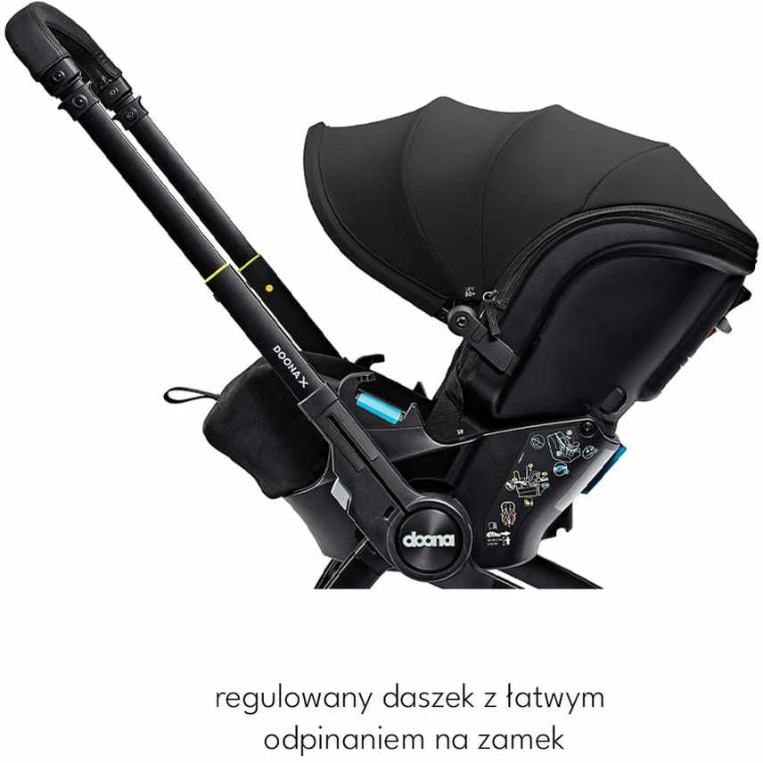Automobilinė kėdutė - vežimėlis Doona X, 0-13 kg, Ocean Mėlyna