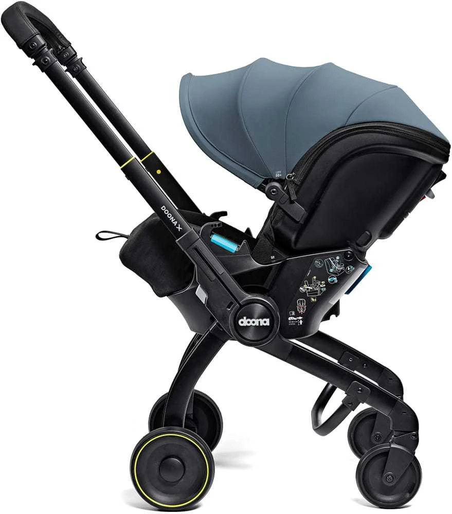 Automobilinė kėdutė - vežimėlis Doona X, 0-13 kg, Ocean Mėlyna
