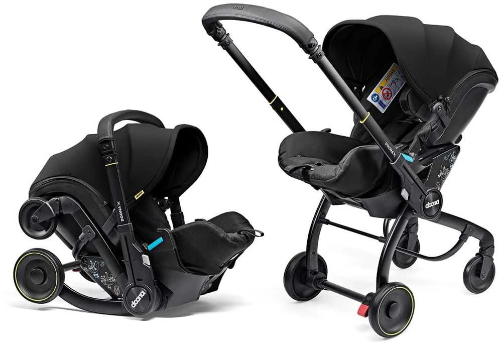 Doona X 2-in-1 kėdutė ir vežimėlis transformacijos metu