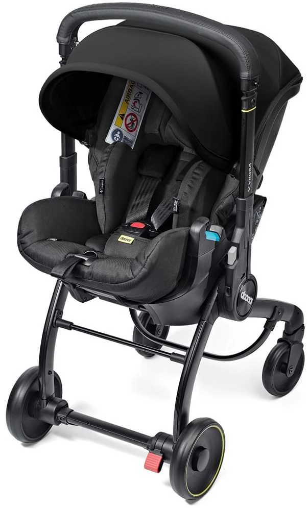 Automobilinė kėdutė - vežimėlis Doona X, 0-13 kg, Nitro Juodas