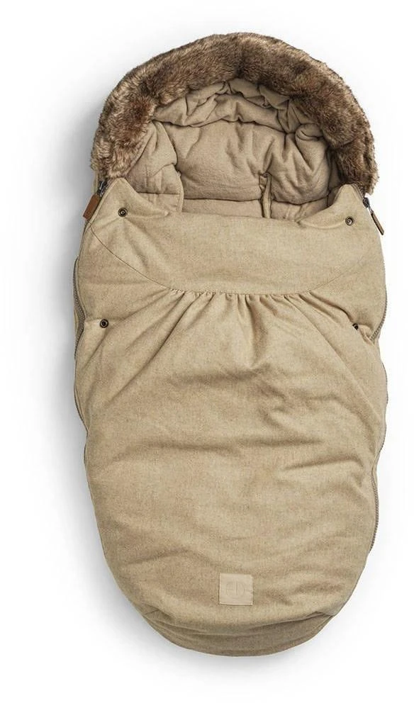 Elodie Details - universalus miegmaišis vaikiškam vežimėliui | Wool Pure Khaki