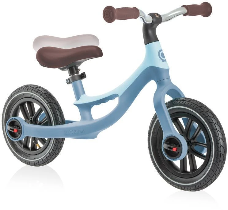 Globber Go Bike Elite Air melsvas balansinis dviratis