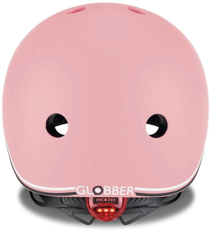 GLOBBER šalmas Go Up Lights, XXS/XS (45-51cm), pastelinė rožinė