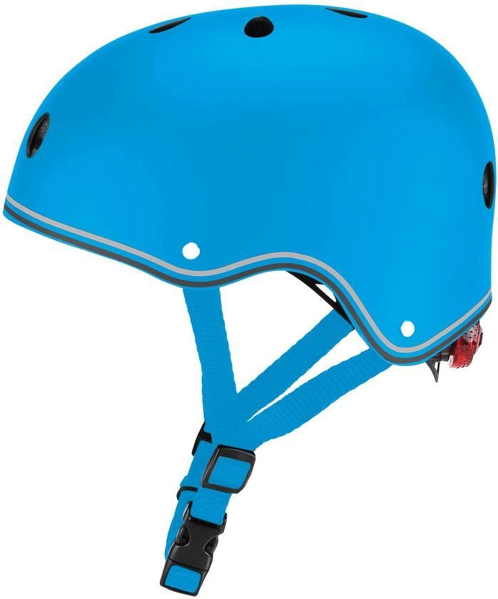 GLOBBER šalmas Primo Lights, XS/S (48-53cm), mėlynas