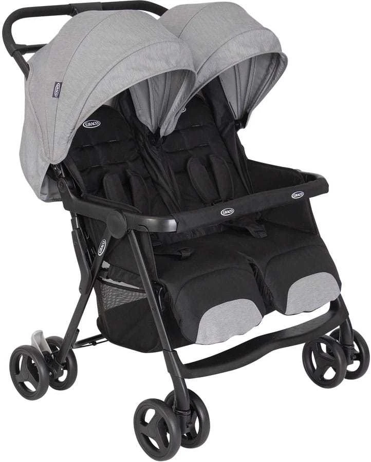 GRACO DUORIDER Bokštas pilkas vežimėlis
