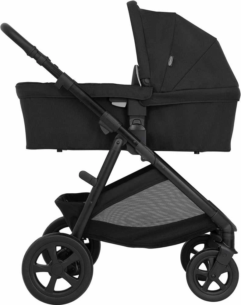 GRACO vežimėlis NEAR2ME DLX TRIO MIDNIGHT 3in1 rinkinys