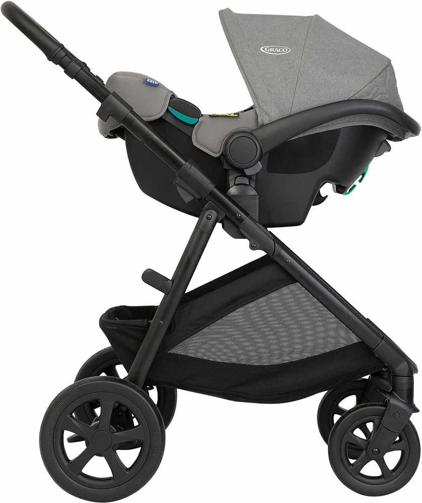 GRACO vežimėlis NEAR2ME DLX TRIO ASH rinkinys 3in1