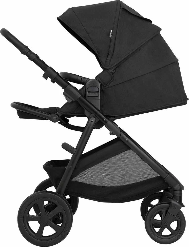 GRACO vežimėlis NEAR2ME DLX TRIO MIDNIGHT 3in1 rinkinys