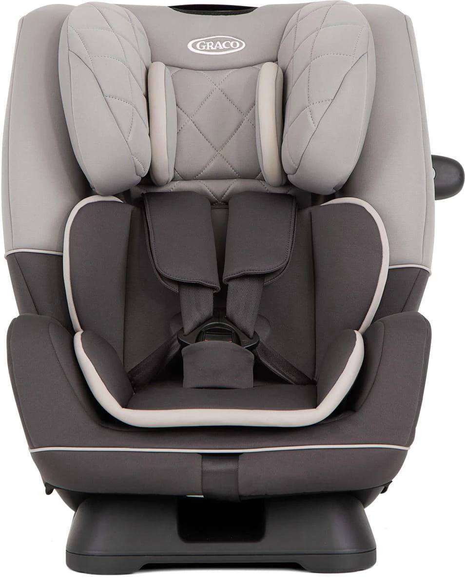 Graco Slimfit R129 kėdutė: priekinis vaizdas su saugos diržais