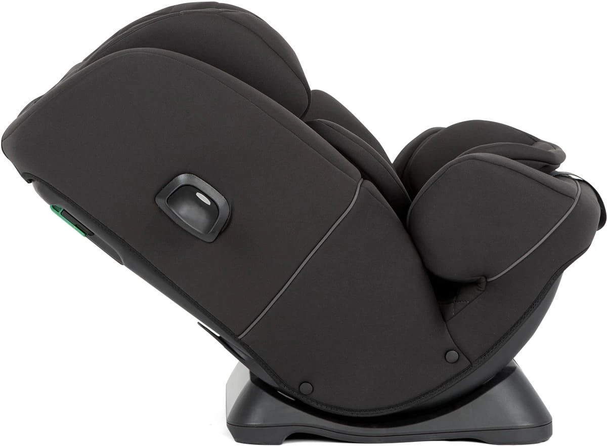 Graco Slimfit R129 juoda kėdutė pakreiptoje pozicijoje
