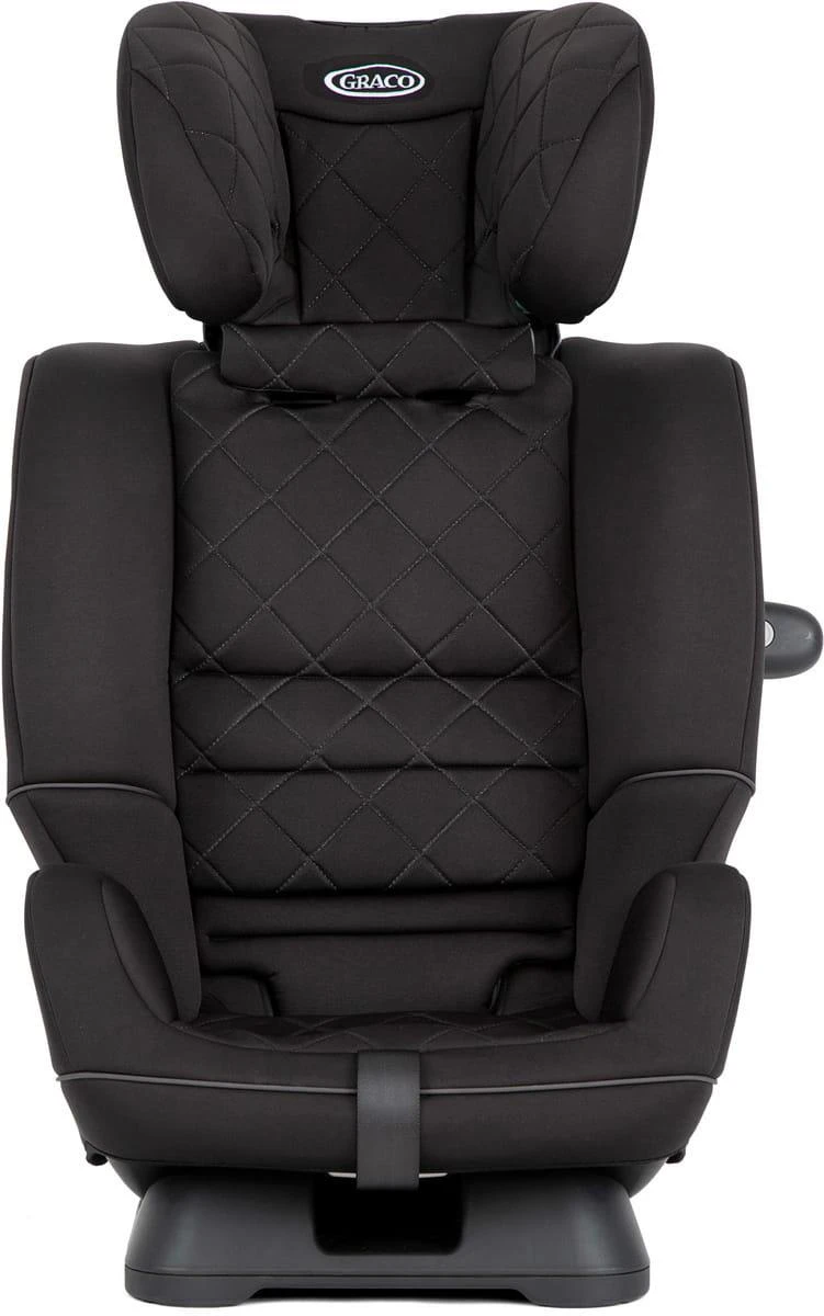 Graco Slimfit R129 juoda autokėdutė priekinis vaizdas
