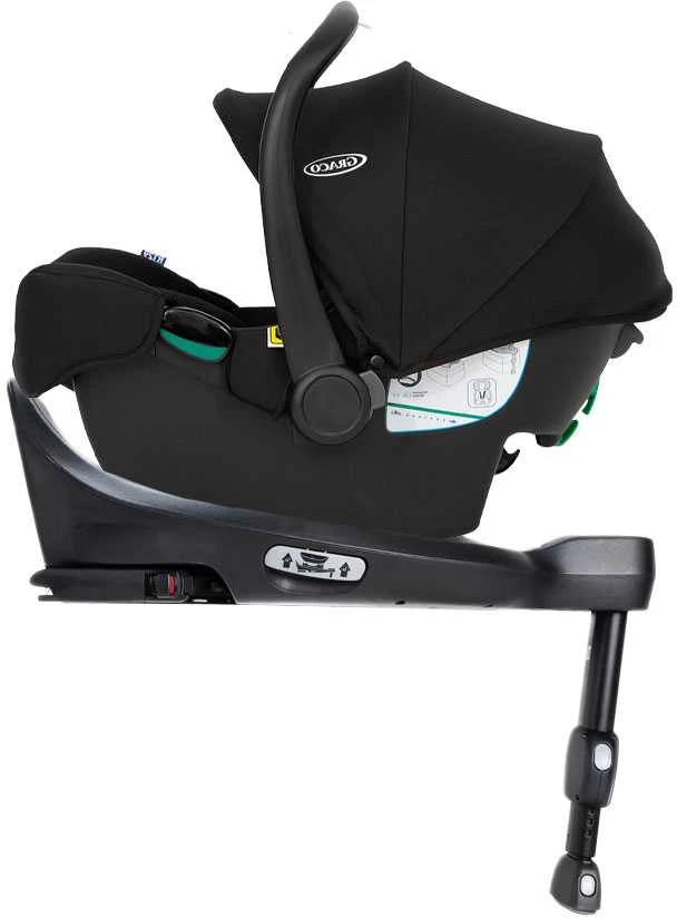 Automobilinė kėdutė Graco GRACO FOTELIK SNUGLITE Z BAZA SNUGTURN MIDNIGHT