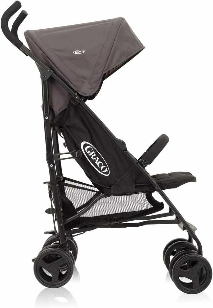 Graco Travelite - lekki wóżek spacerowy typu parasolka | Juodas Pilkas
