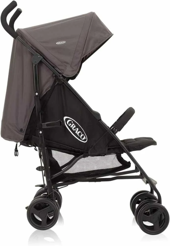 Graco Travelite - lekki wóżek spacerowy typu parasolka | Juodas Pilkas