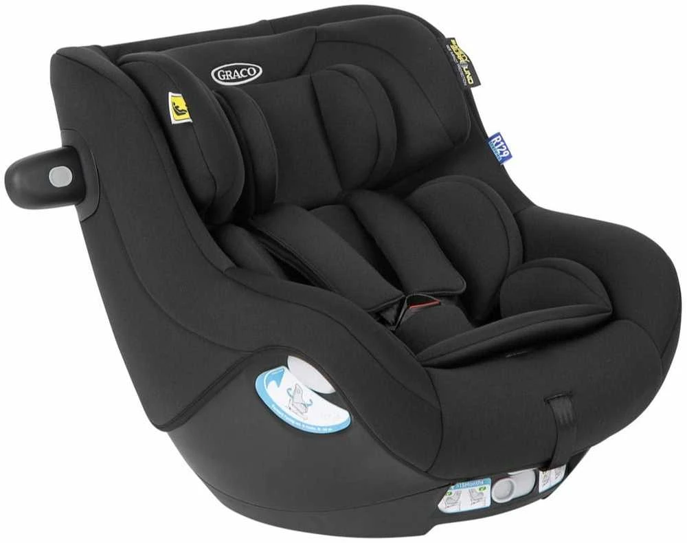 Juoda Graco Turn2Me DLX R129 vaikiška kėdutė