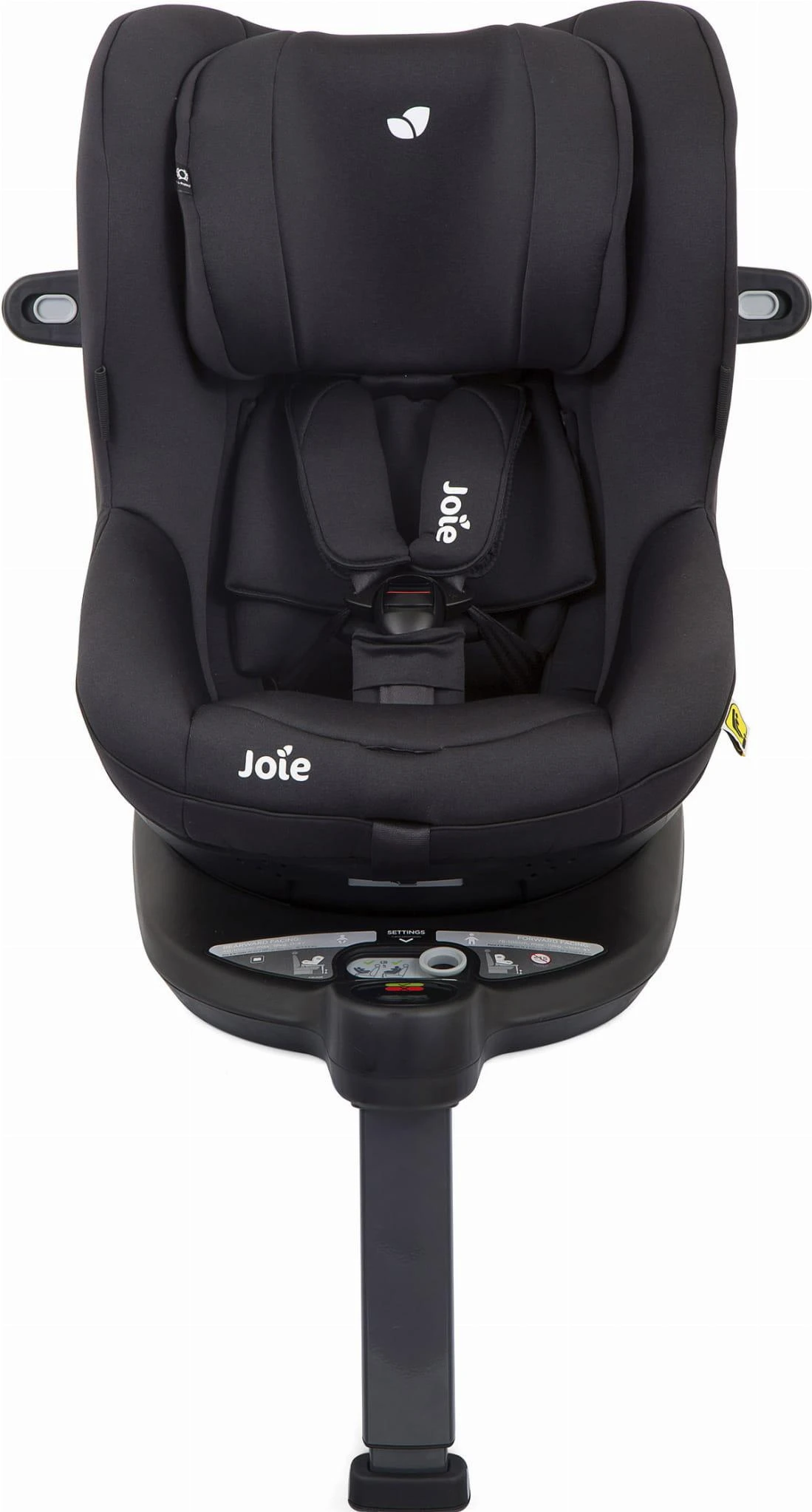 Juoda Joie I-Spin 360 E kėdutė su pasukamu pagrindu