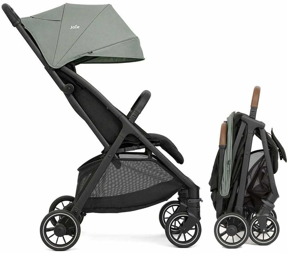 Joieuk Joie Pact PRO – lengvas, kompaktiškas vežimėlis iki 22 kg | žalsvas