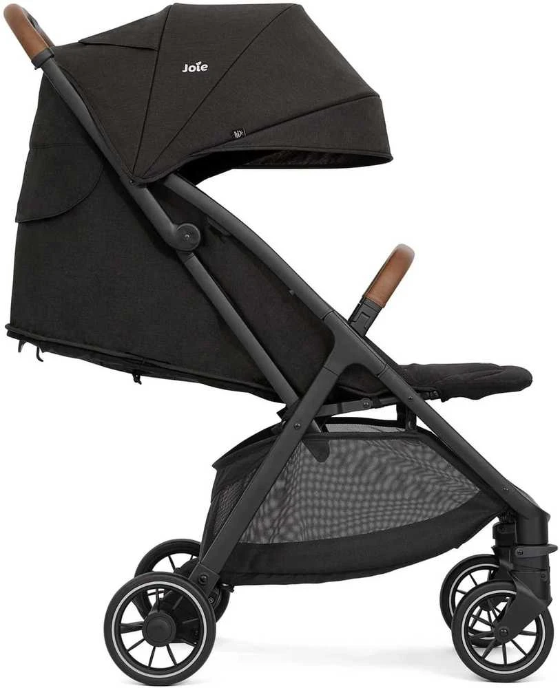 Joie Pact PRO – lengvas, kompaktiškas vežimėlis iki 22 kg | juodos spalvos