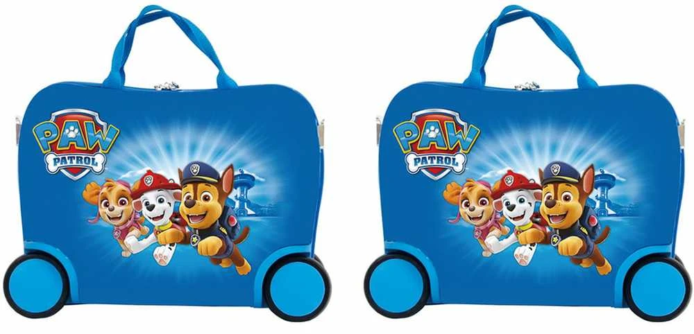 Nickelodeon PAW Patrol kelioninis lagaminas su ratukais vaikams | Mėlynas