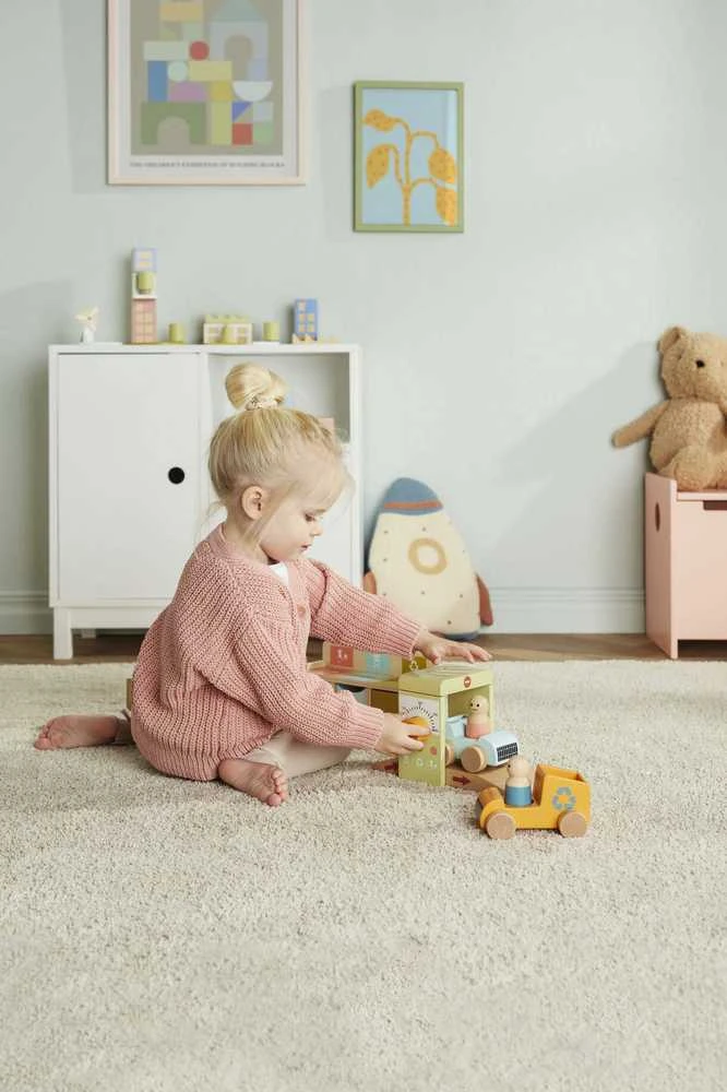 Usorteret Kids Concept Vaikų koncepcija – medinių medžiagų perdirbimo stotis | Daugiaspalvis (AIDEN)
