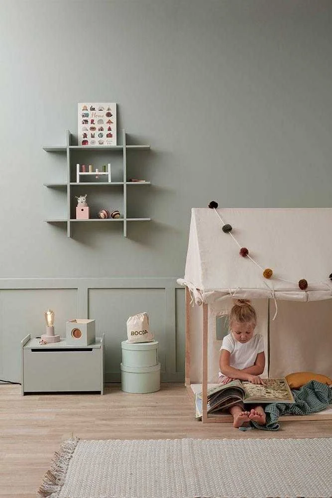Kid's Concept - Palapinė domek do zabawy | Baltas (KID'S BASE)