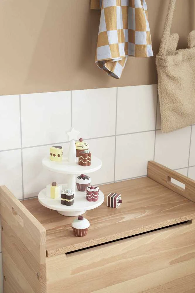 Kids Concept Vaikiška koncepcija – 9 sausainių rinkinys | Daugiaspalvis (KID'S HUB)