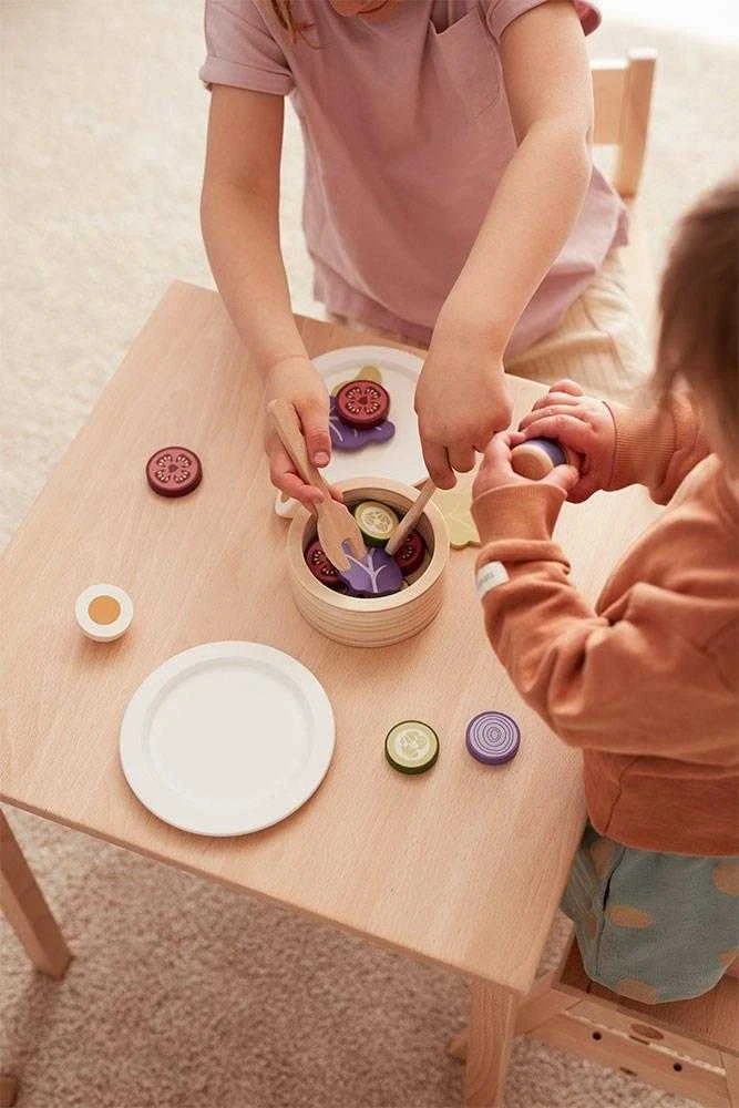 Kids Concept Vaikiškas koncepcija – salotų gaminimo rinkinys | Daugiaspalvis (KID'S HUB)
