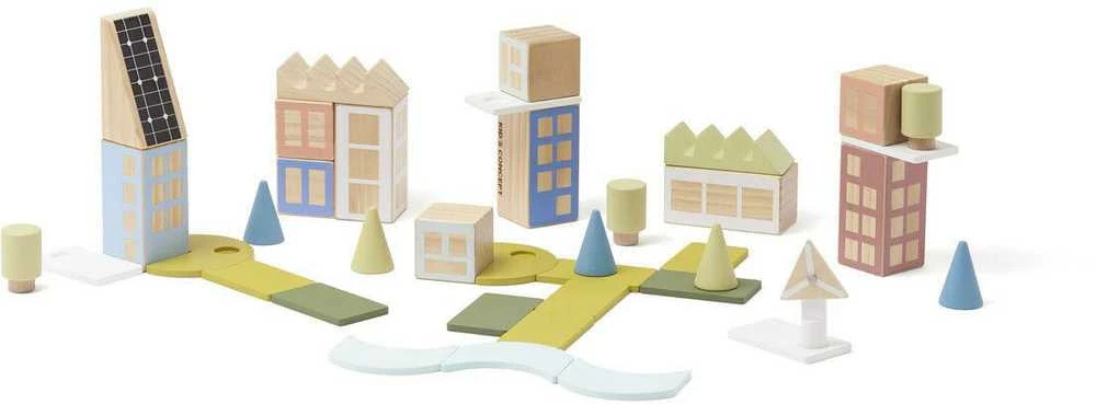 Usorteret Kid's Concept – blokelių rinkinys miestams statyti | Daugiaspalvis (AIDEN)