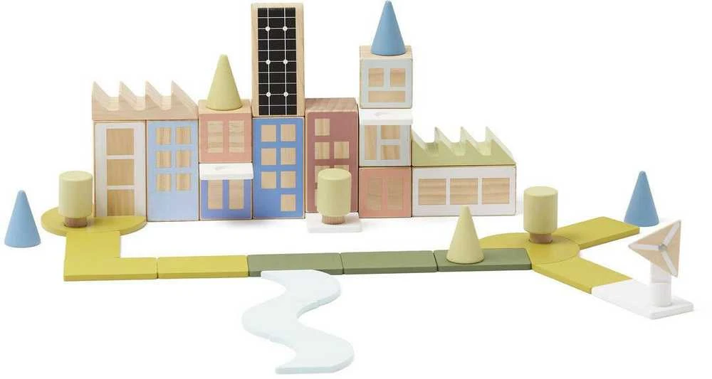 Usorteret Kid's Concept – blokelių rinkinys miestams statyti | Daugiaspalvis (AIDEN)