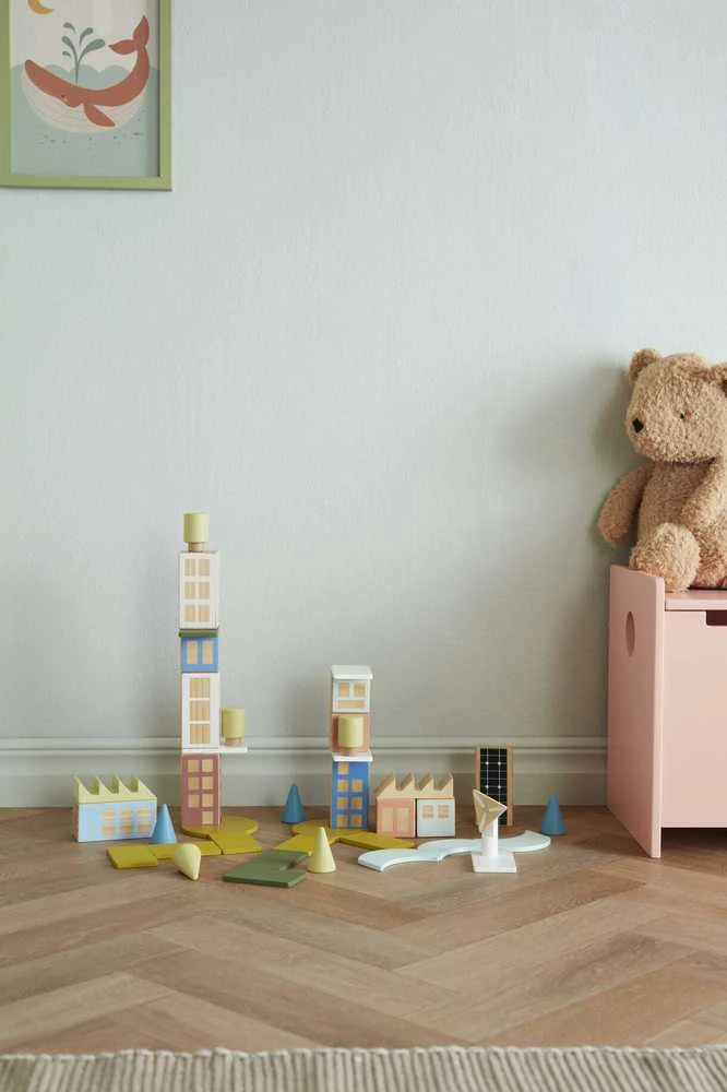 Usorteret Kid's Concept – blokelių rinkinys miestams statyti | Daugiaspalvis (AIDEN)