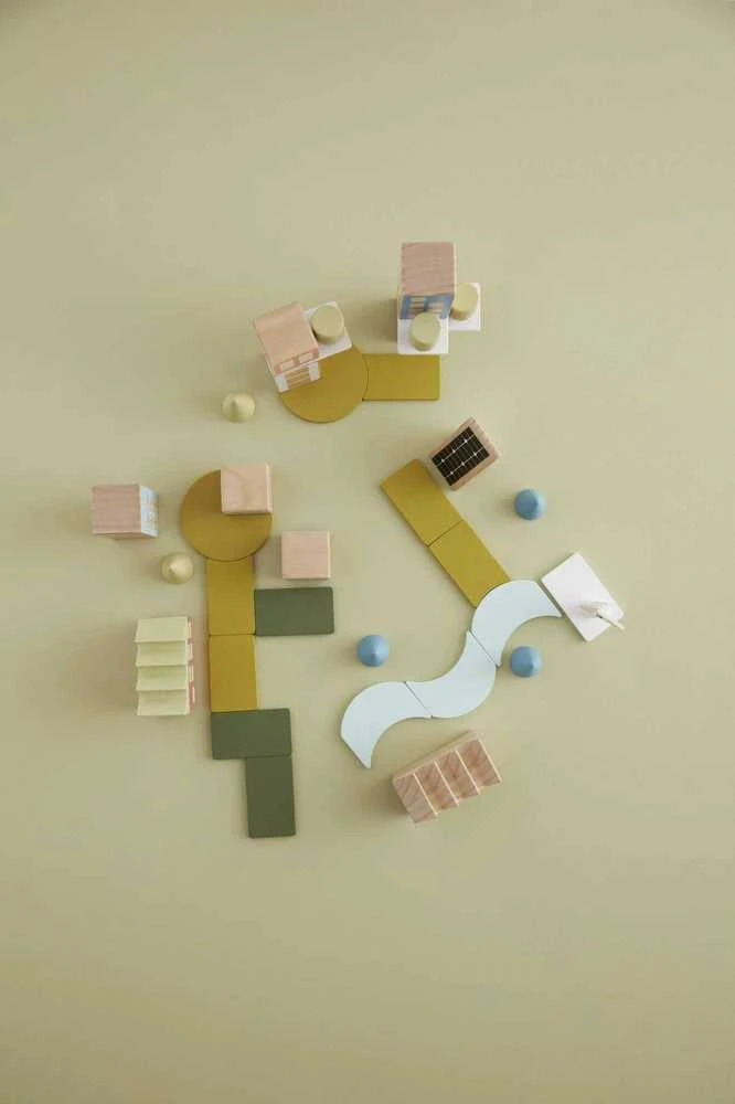Usorteret Kid's Concept – blokelių rinkinys miestams statyti | Daugiaspalvis (AIDEN)