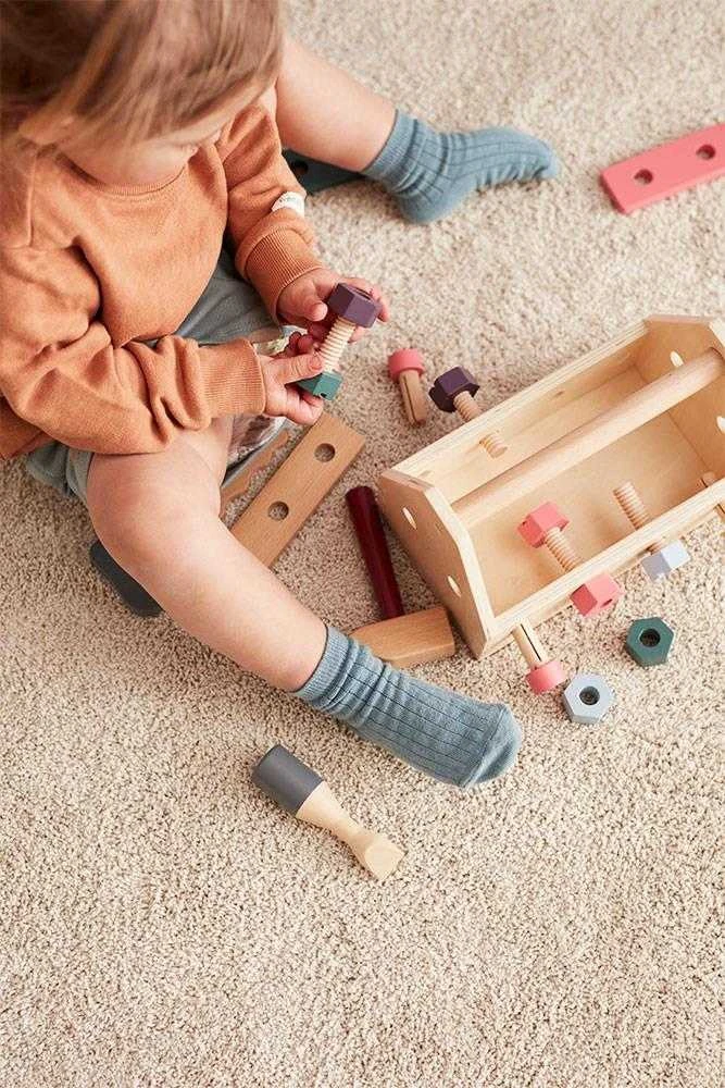 Kids Concept Vaiko koncepcija – įrankių rinkinys | Daugiaspalvis (KID'S HUB)