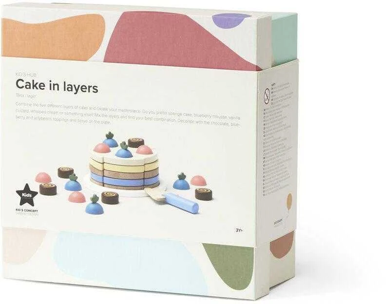 Usorteret Kids Concept Vaiko koncepcija – Tort zabawka | Daugiaspalvis (KID'S HUB)