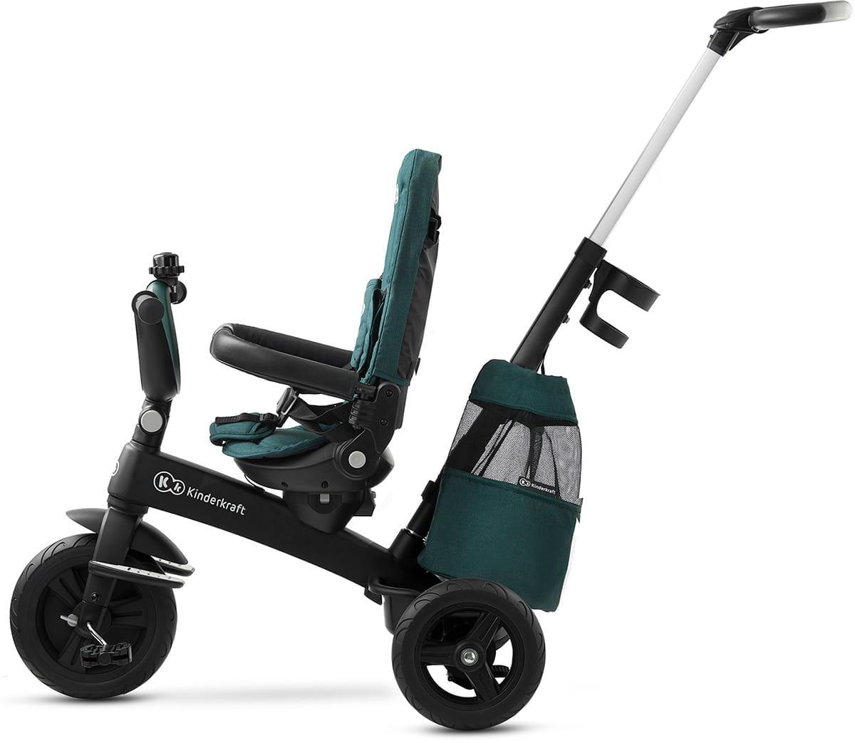 Kinderkraft EasyTwist triratukas, spalva: tamsiai žalia, KKRETWIGRE0000