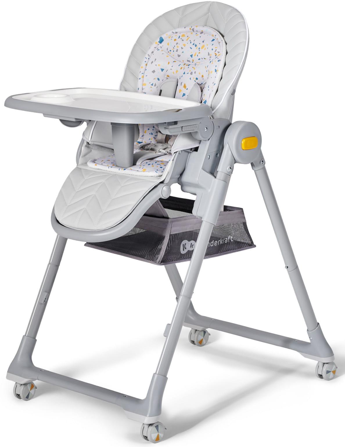 KINDERKRAFT maitinimo kėdutė/gultukas LASTREE, pilka