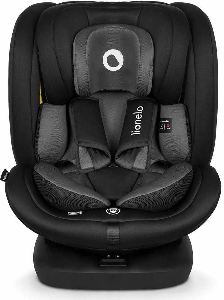 Automobilinė kėdutė Lionelo Bastiaan RWF i-Size, 0-36 kg, Pilkas Stone