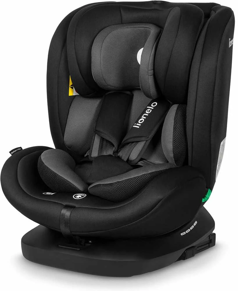 Automobilinė kėdutė Lionelo Bastiaan RWF i-Size, 0-36 kg, Pilkas Stone