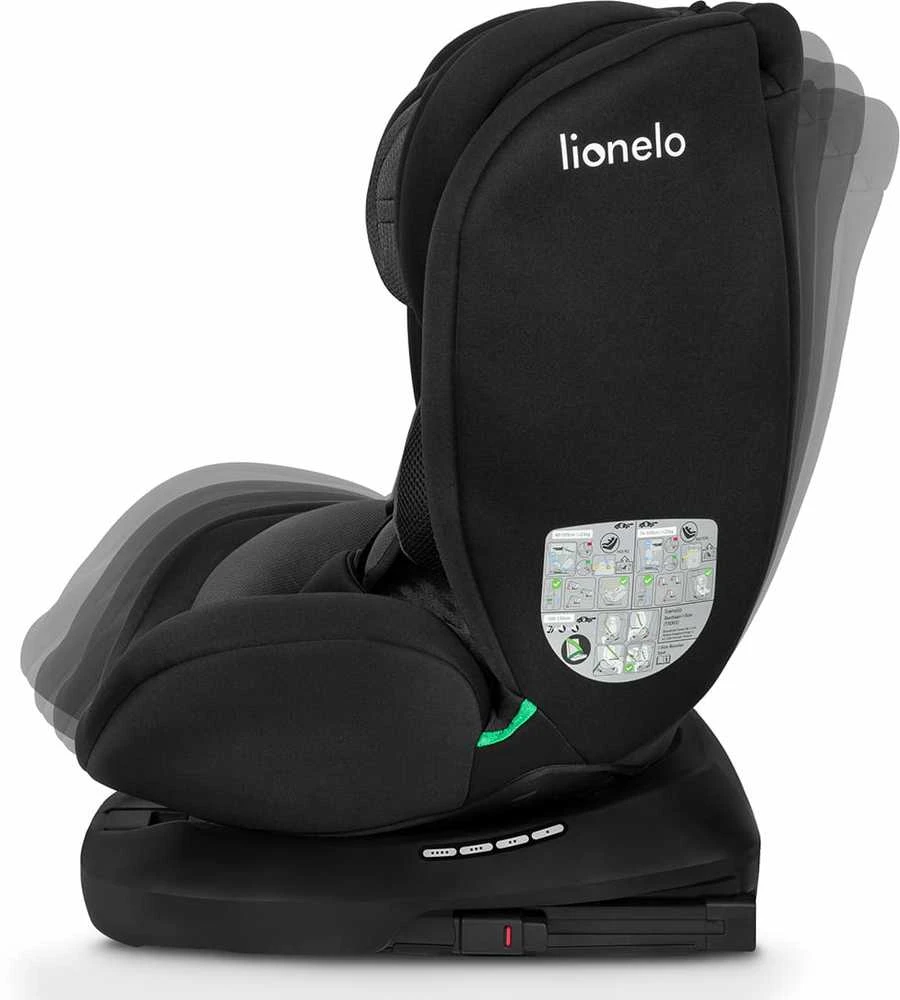Automobilinė kėdutė Lionelo Bastiaan RWF i-Size, 0-36 kg, Pilkas Stone