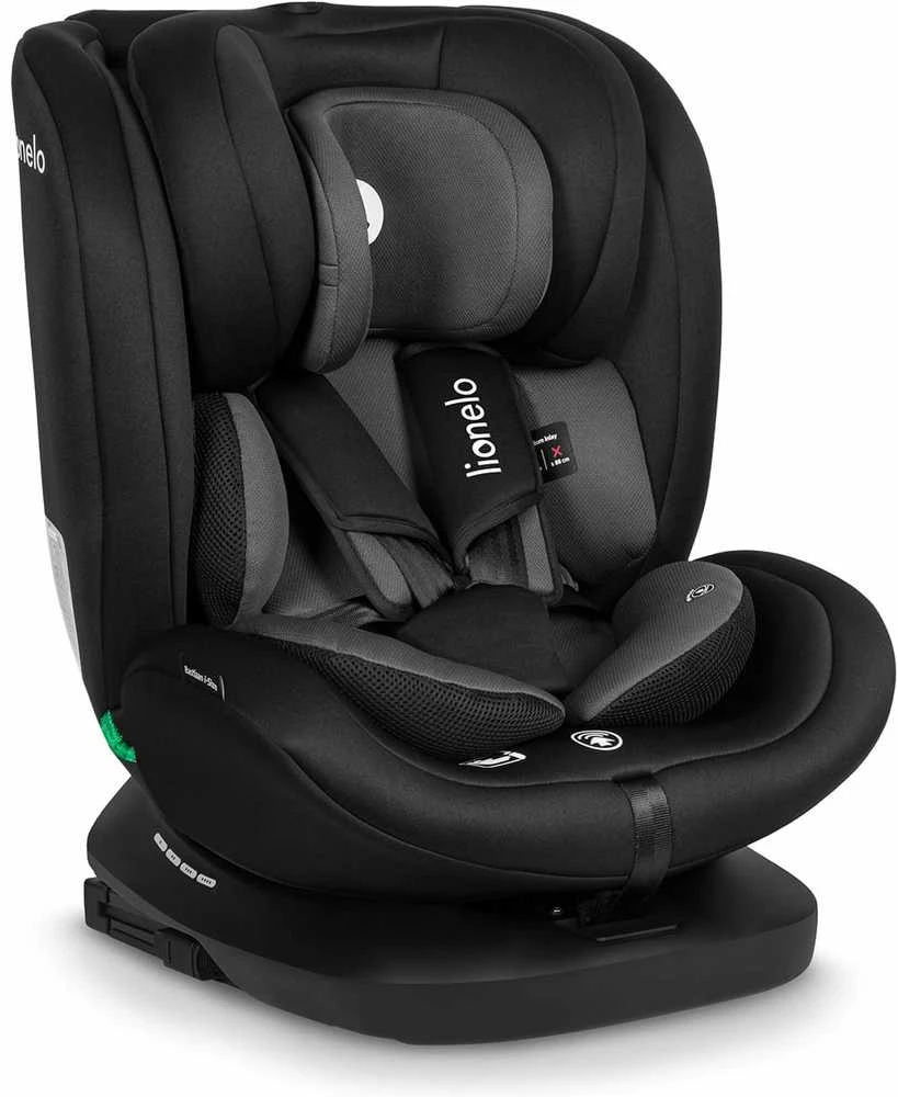 Automobilinė kėdutė Lionelo Bastiaan RWF i-Size, 0-36 kg, Pilkas Stone