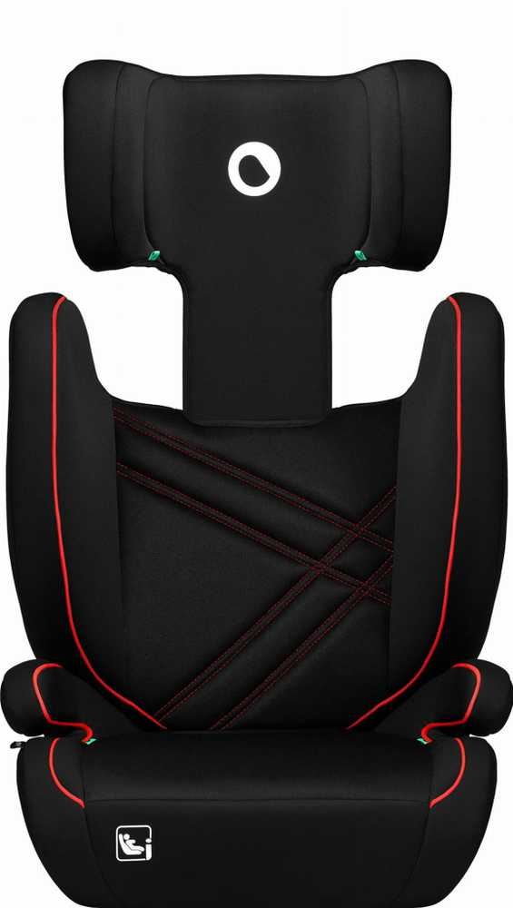 Lionelo Automobilinė kėdutė Lionelio Hugo i Size, 15-36 kg, juodas red
