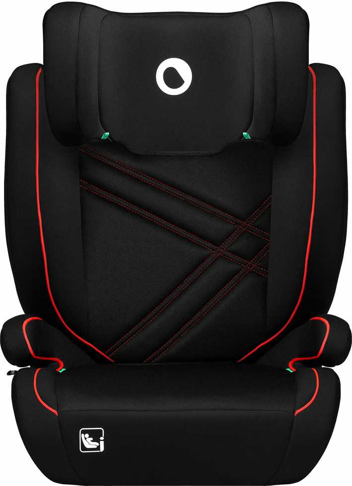 Lionelo Automobilinė kėdutė Lionelio Hugo i Size, 15-36 kg, juodas red