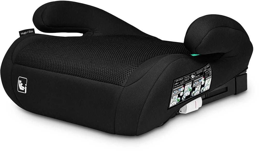 Automobilinė kėdutė Lionelo Hugo i-Size, 15-36 kg, Juodas Carbon