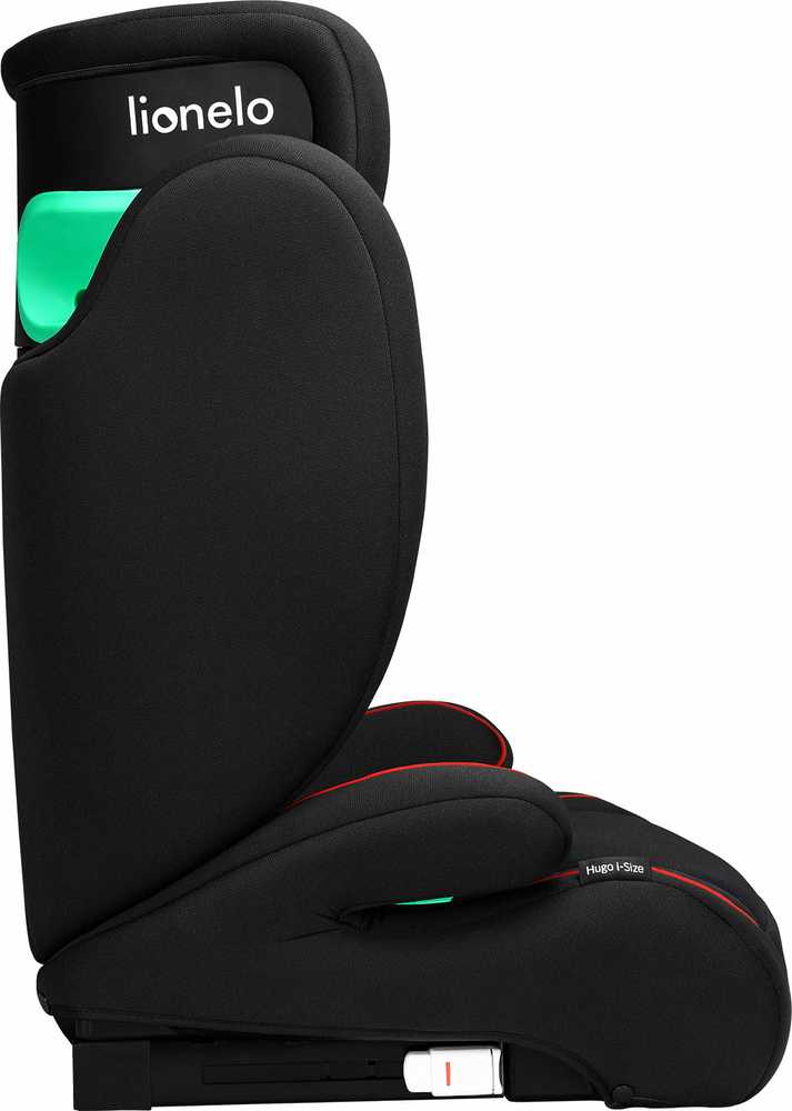 Lionelo Automobilinė kėdutė Lionelio Hugo i Size, 15-36 kg, juodas red