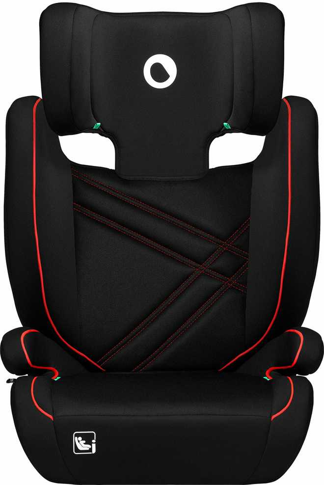Lionelo Automobilinė kėdutė Lionelio Hugo i Size, 15-36 kg, juodas red