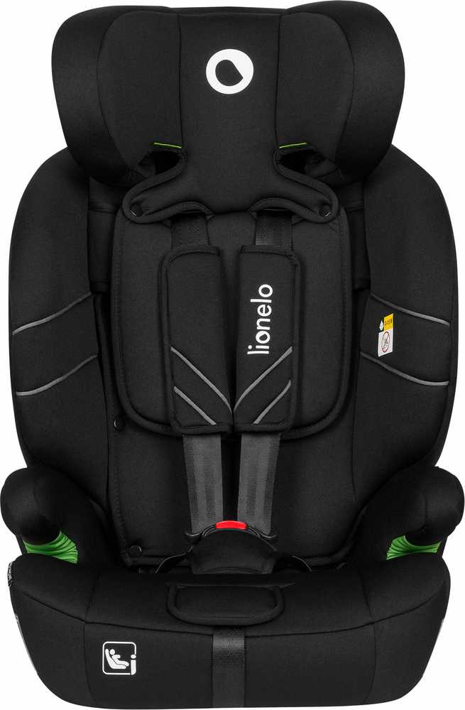 LIONELO Levi One i-Size juodos anglies automobilinė kėdutė